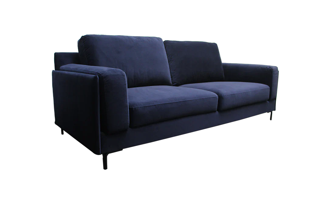Almera 2 Seater Sofa Dark Blue 3-Seater - Dark Blue