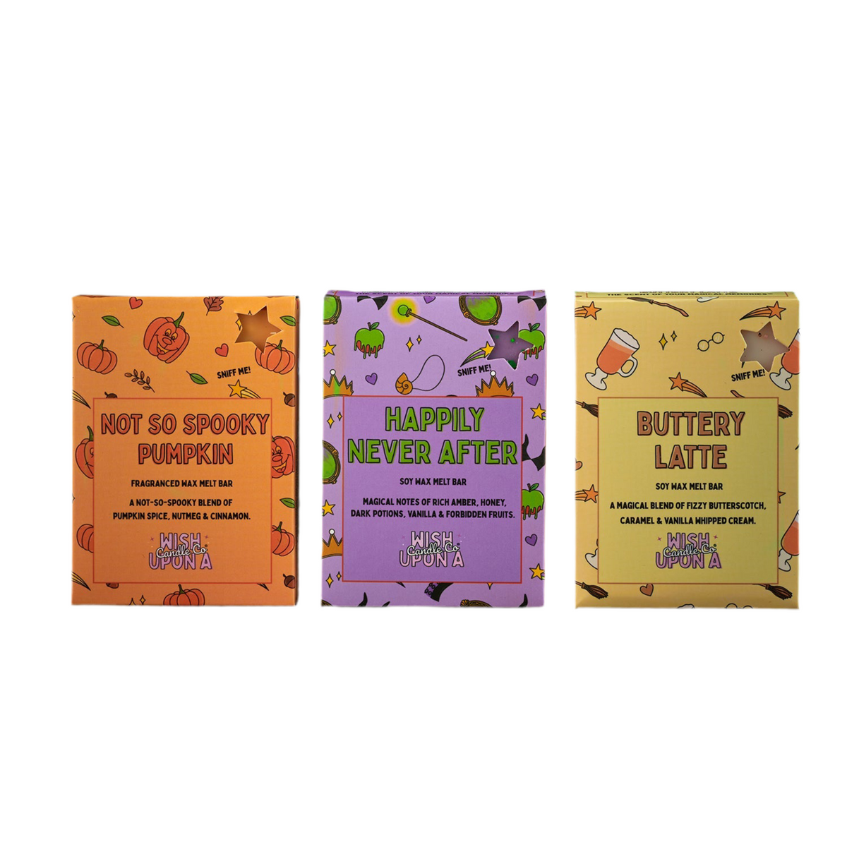 Wish Upon A Candle Co® Halloween Deluxe Wax Melt Bar Collection