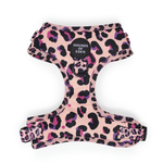 'Blushing Leopard' - Pink Dog Harness Large