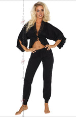 Beauty Night Margot Cotton Pyjamas Black