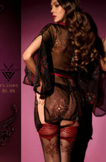 Black Secret BS161 Hold Ups Black & Red