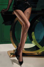 Black Secret BS184 ‘Why Not’ Crotchless Black Tights