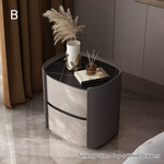 Helms Bedside Table, Wood Style B