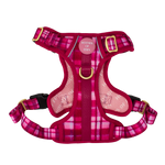 Rose Berry Plaid - Supaw Strong™ Lite Dog Harness (XS-XL)
