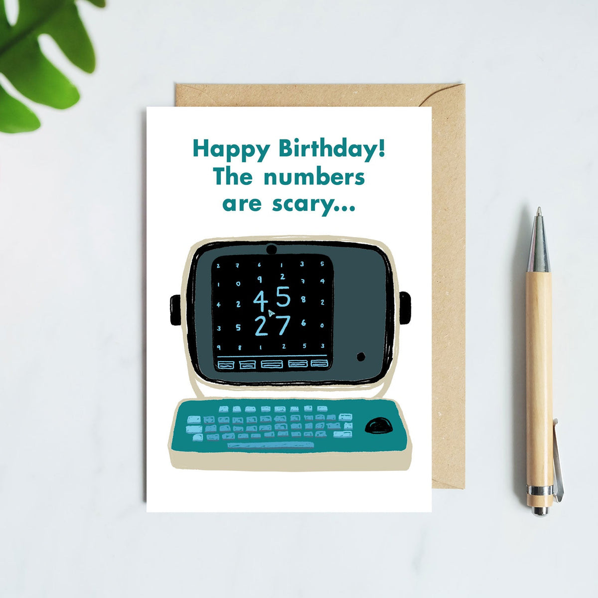 Severance MDR Birthday Card - The Numbers Are Scary