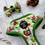 Winter Spruce & Berries Design Dog Harness