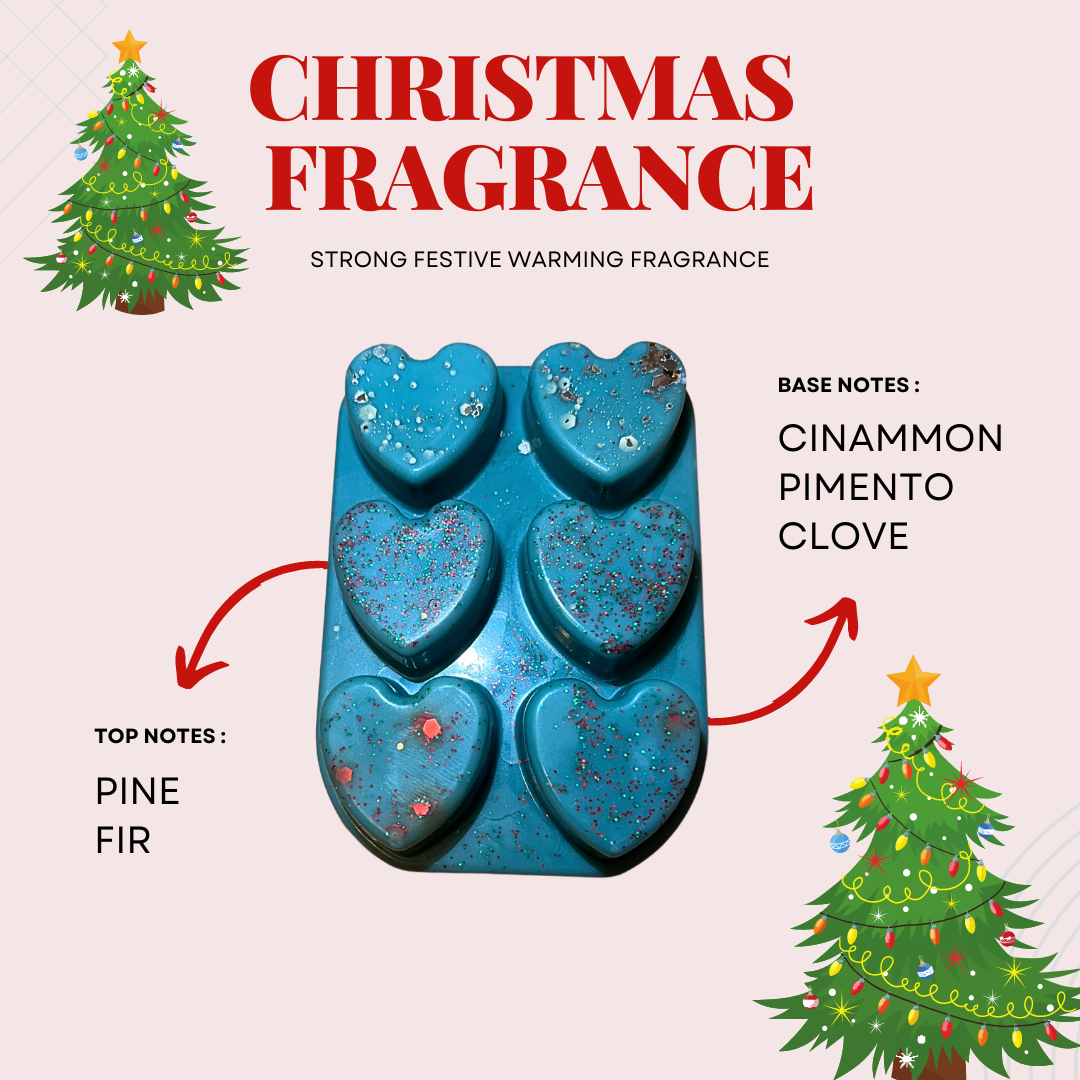 Christmas Tree Heart Clamshell Wax Melts - ScentiMelti Wax Melts