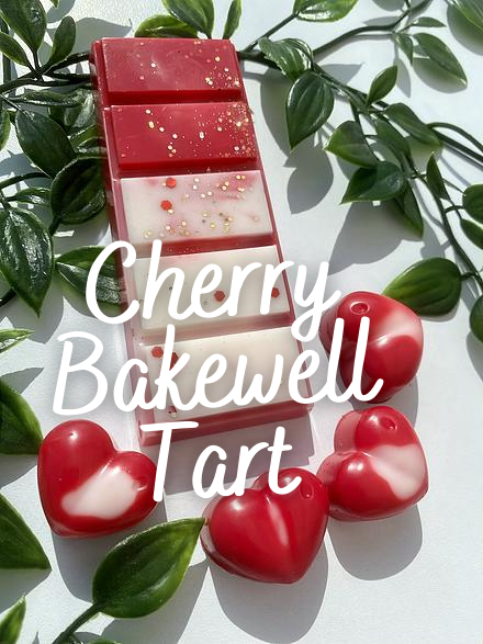 Cherry Bakewell Tart Wax Melts - ScentiMelti  Cherry Bakewell Tart Wax Melts