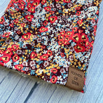 Retro Bloom Faux Sherpa Fleece Dog Snood