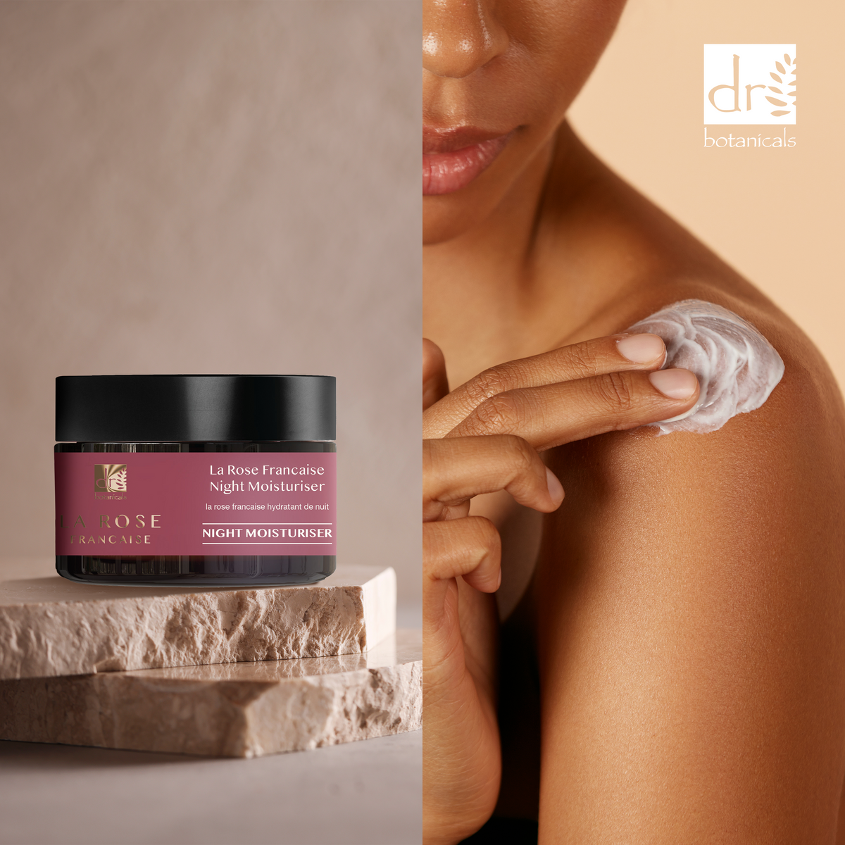 Dr Botanicals La Rose Française Night Moisturiser 50ml