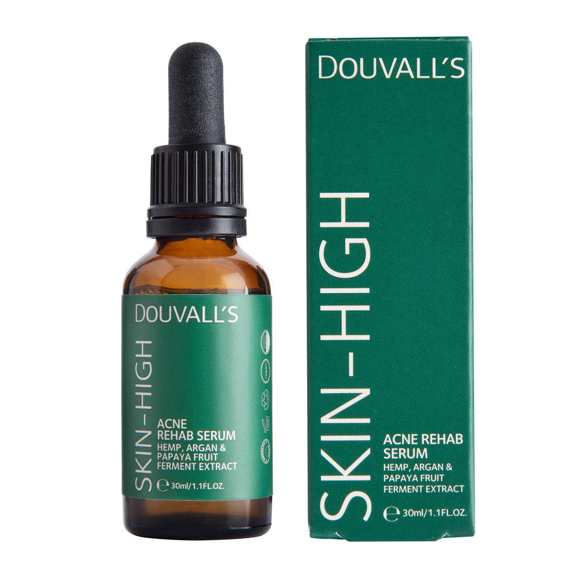 Douvall's Argan Acne Rehab Serum 30ml | Plant-Based Formula for Acne-Prone Skin