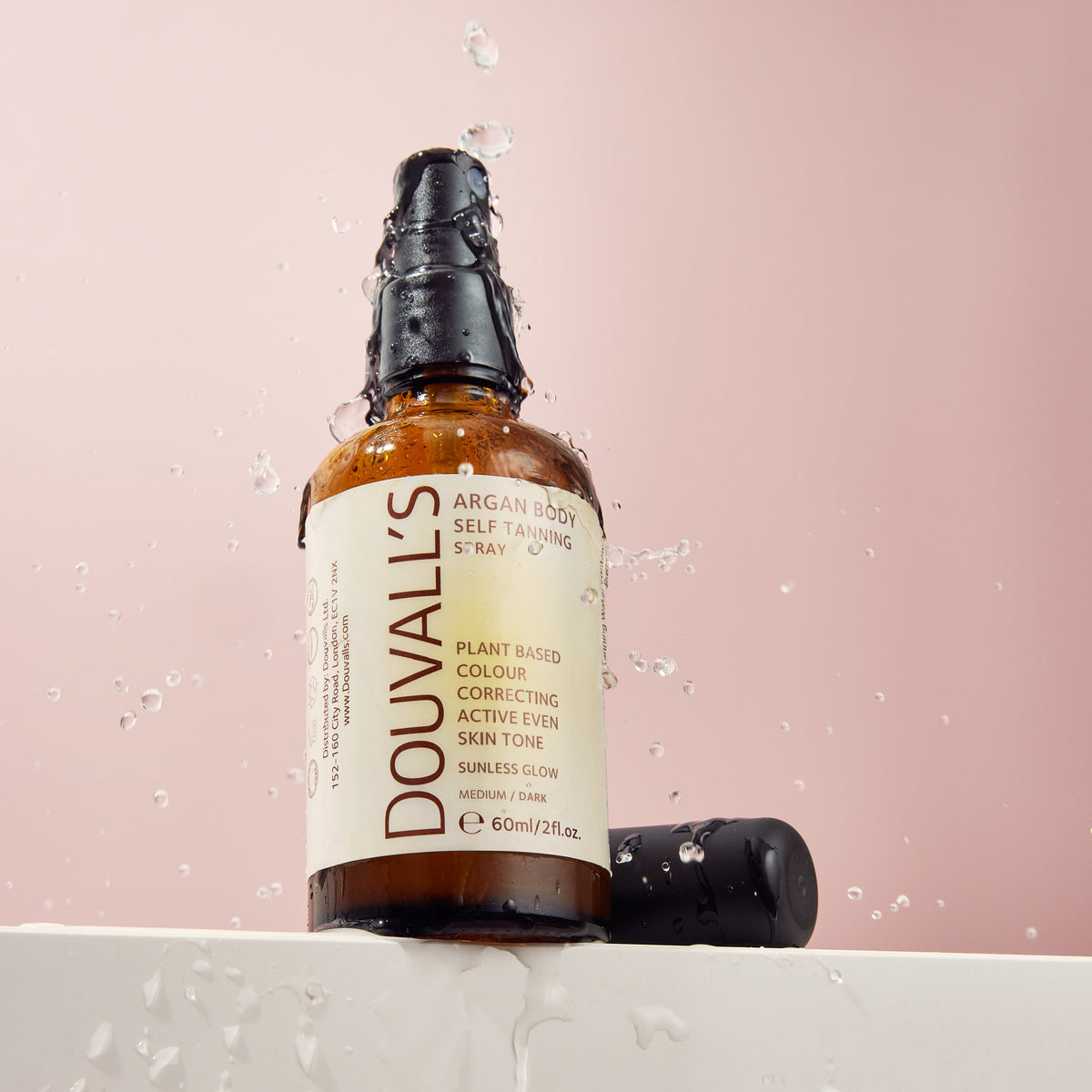 Douvall's Argan Self Tanning Body Spray 60ml | Semi-permanent Self tanning spray