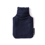 Navy Blue Cotton 1 Litre Hot Water Bottle