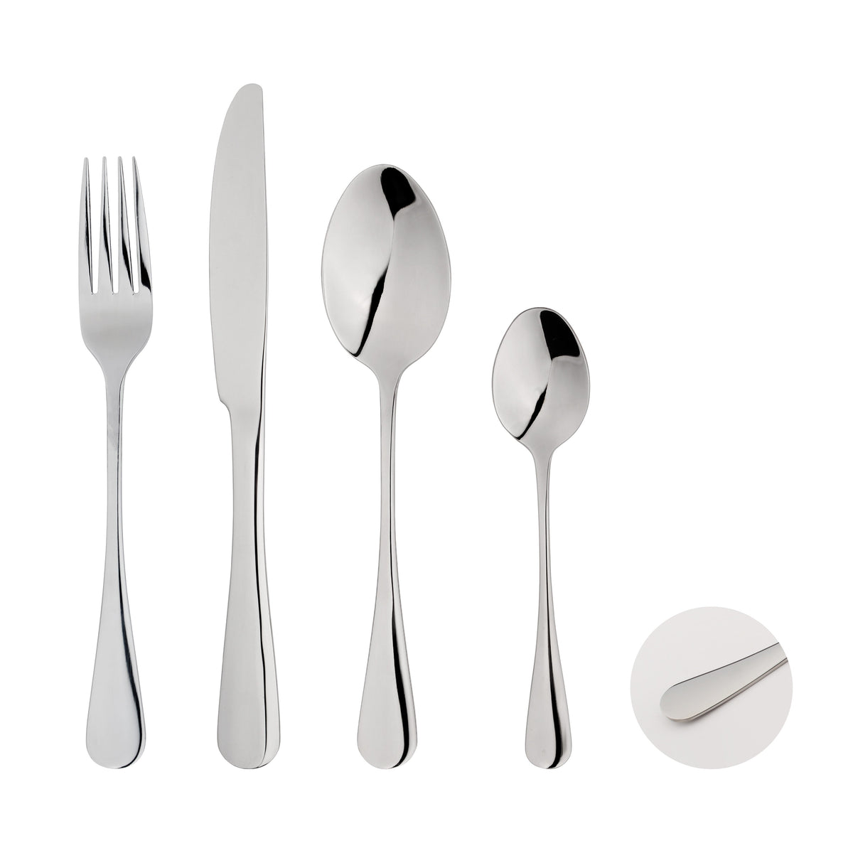 Cutlery Sets Stainless Steel Gold 16 24 32 piece Set Glim&Glam
