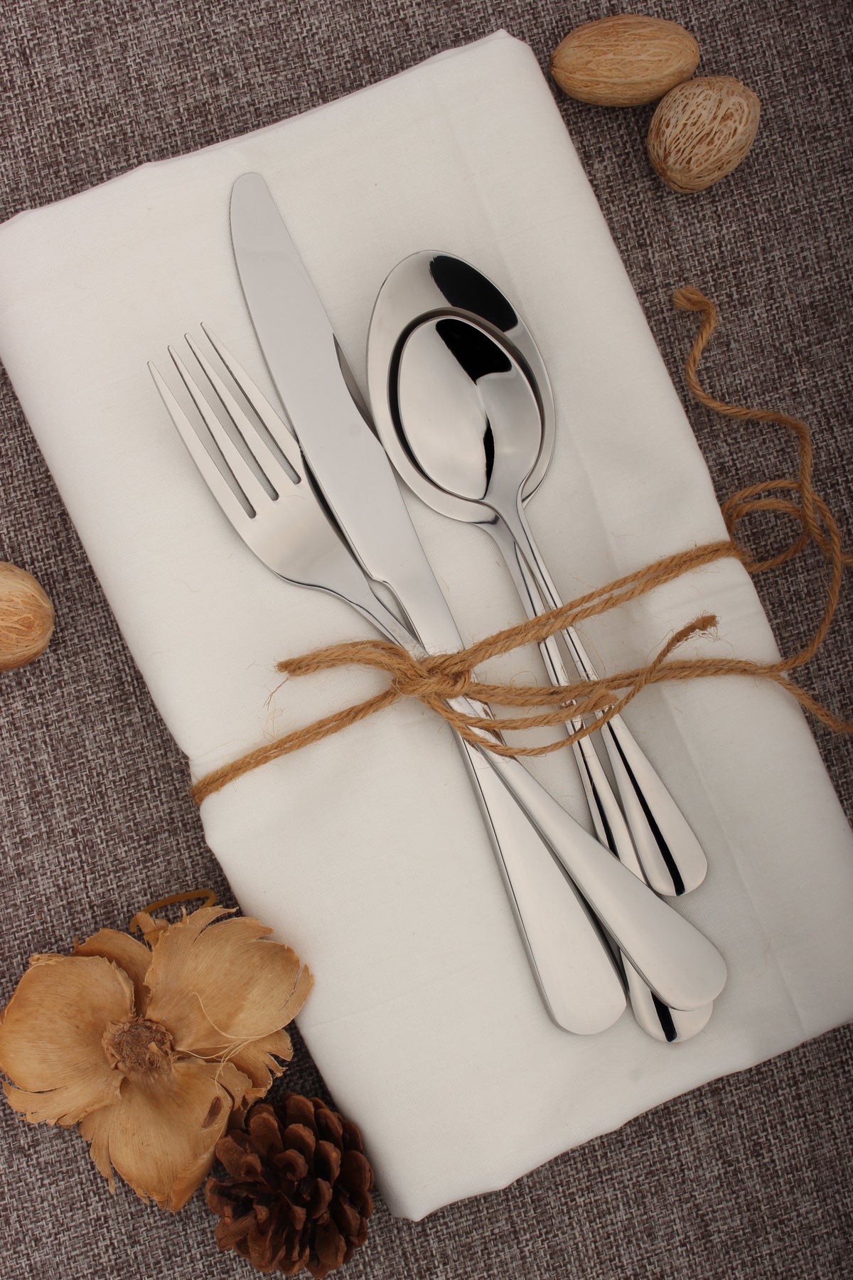 Cutlery Sets Stainless Steel Gold 16 24 32 piece Set Glim&Glam