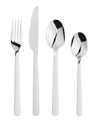 Cutlery Sets Stainless Steel White ABS Handle 32pc mixed set