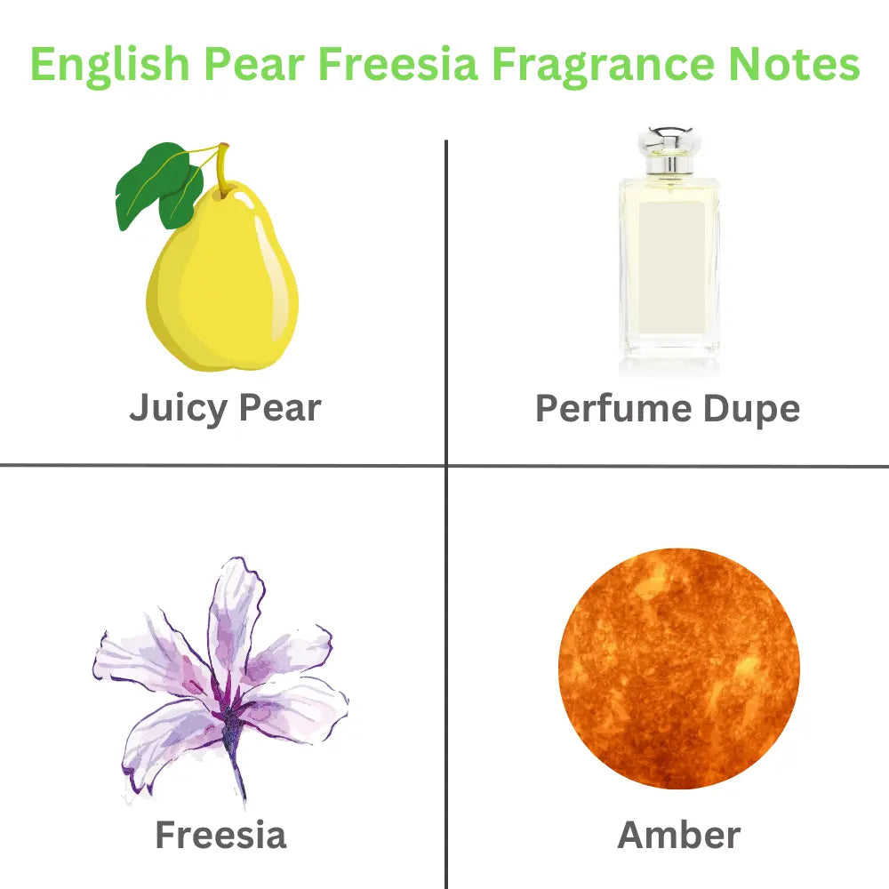 English Pear Freesia JM Inspired Heart Clamshell Wax Melts - ScentiMelti  English Pear Freesia JM Inspired Heart Clamshell Wax Melts
