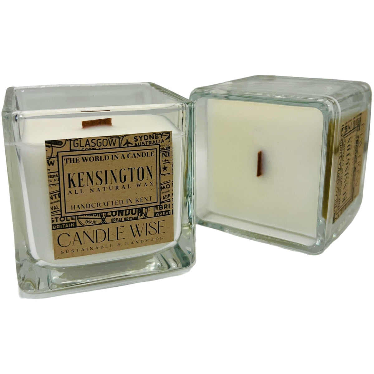 Candle Wise Kensington Large Scented Candle | Reviving and Refined