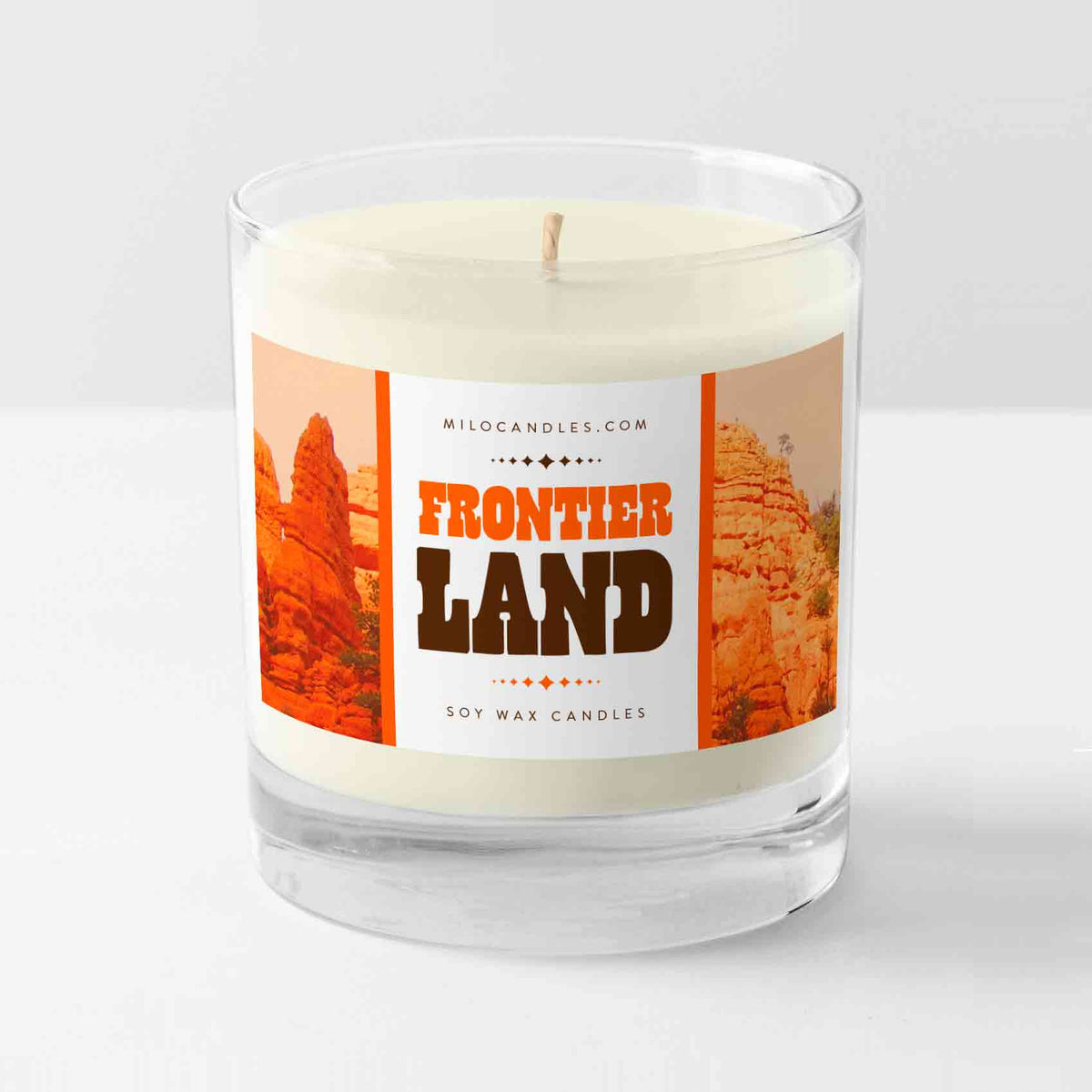 Frontier Land Candle | Wood Leather Fragrance