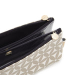 'Lauren' Folding Makeup Bag in Starflower Gold