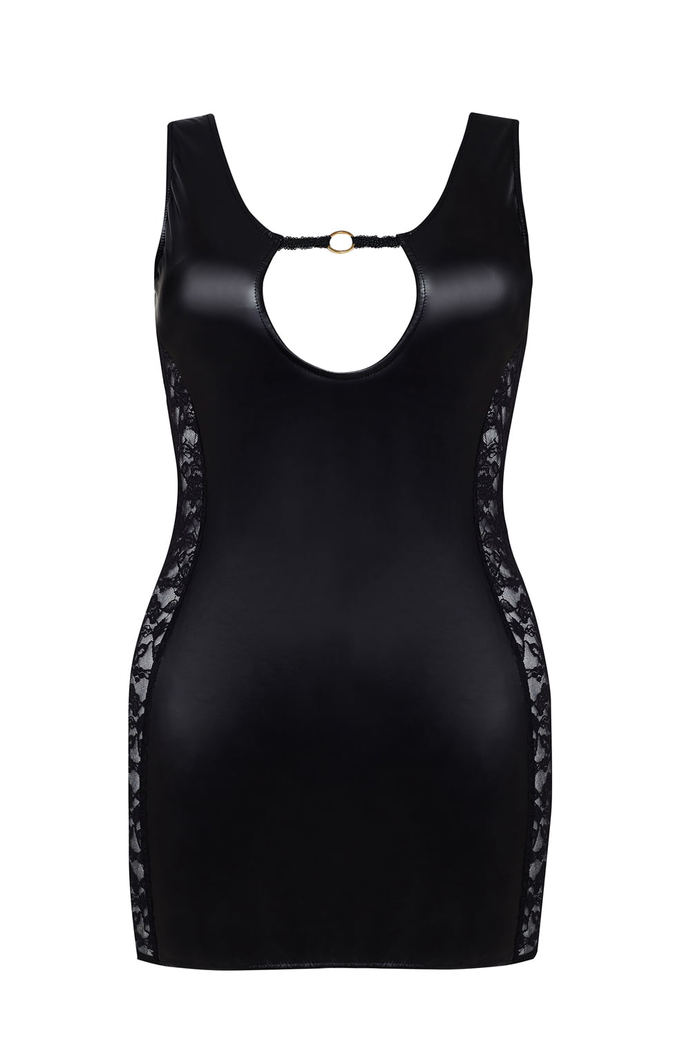 Beauty Night BN6678 Hollie Wetlook Erotic Dress Black