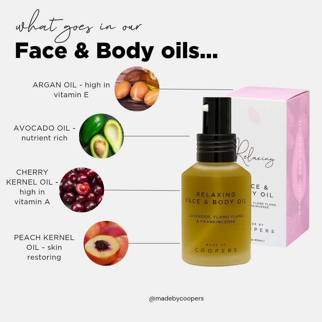 Made By Coopers Relaxing Face & Body Oil 60ml