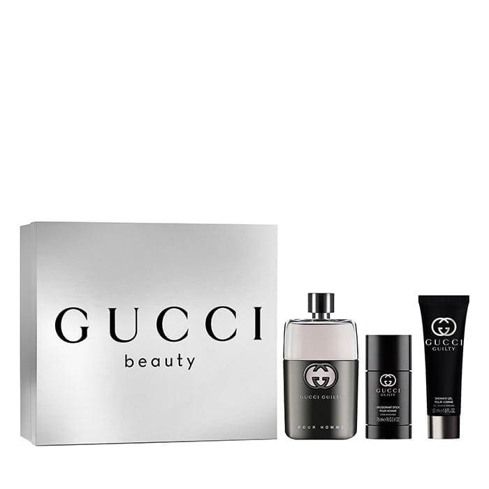Gucci Guilty Pour Homme 90ml EDT + 50ml Shower Gel + 70g Deodorant for Men Gift Set