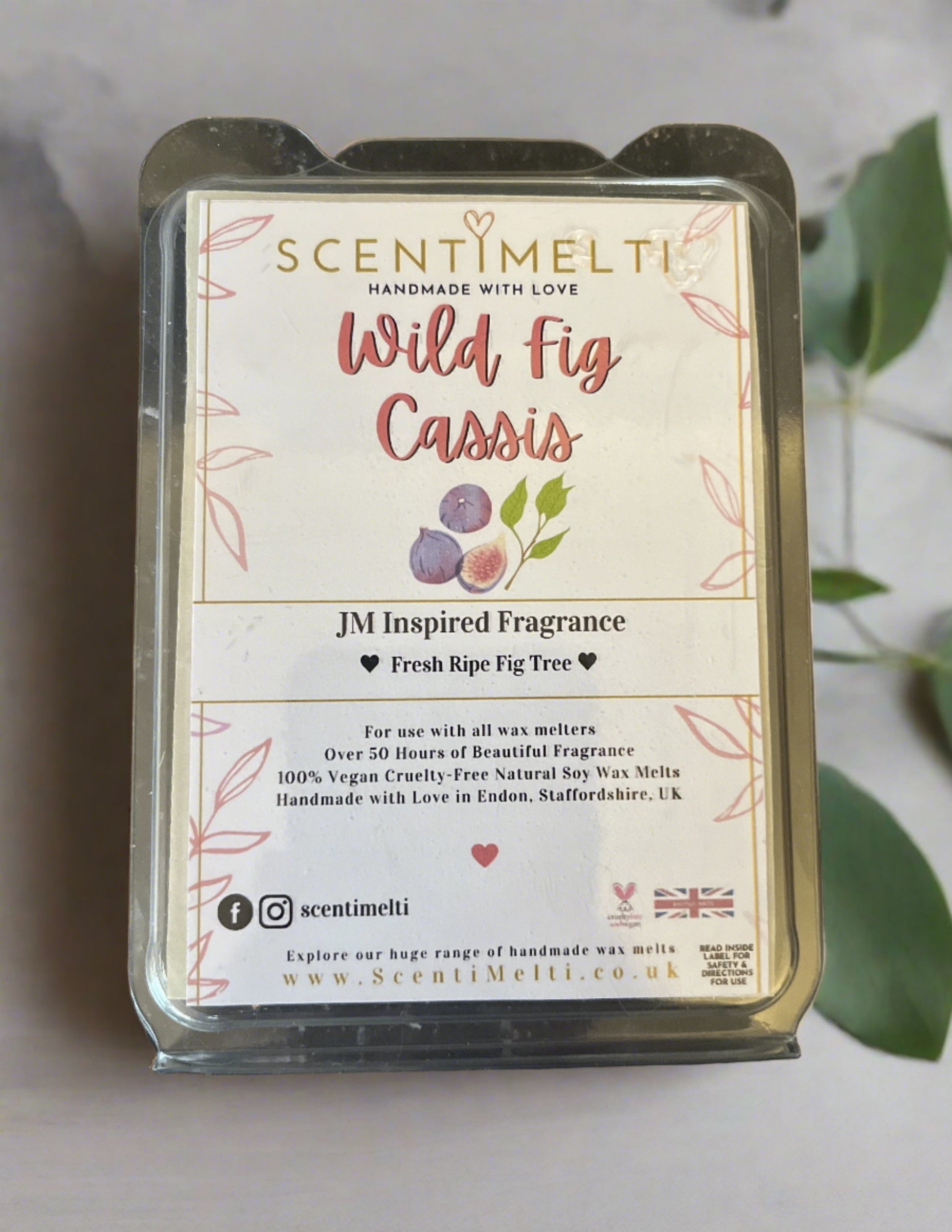 wild fig cassis clamshell wax melts