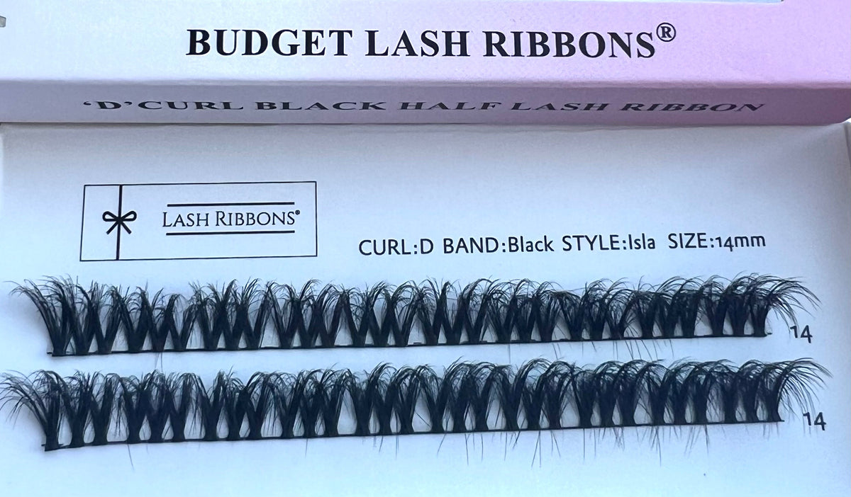 Isla Fluff'Em Budget 'D' Curl Lash Ribbons® 14mm