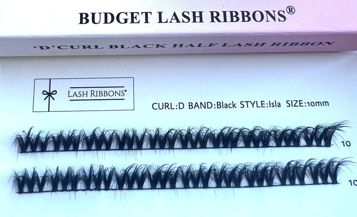 Isla Fluff'Em Budget 'D' Curl Lash Ribbons® 10mm