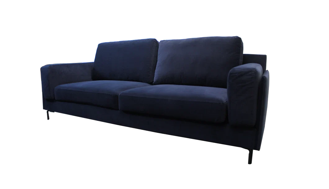 Almera 2 Seater Sofa Dark Blue