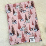 Autumn Blossom Faux Sherpa Fleece Dog Snood