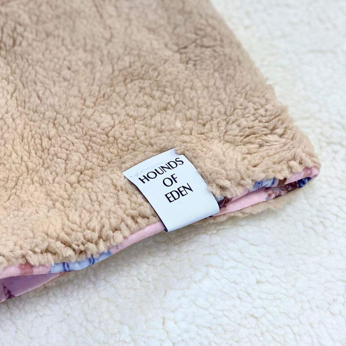 Autumn Blossom Faux Sherpa Fleece Dog Snood