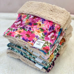 Autumn Blossom Faux Sherpa Fleece Dog Snood