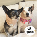 Autumn Blossom Faux Sherpa Fleece Dog Snood