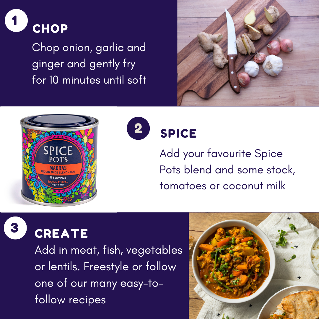 Spice Pots Starter Curry Kit Tin
