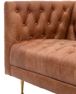 Denby 3 Seater Sofa Tan Leather