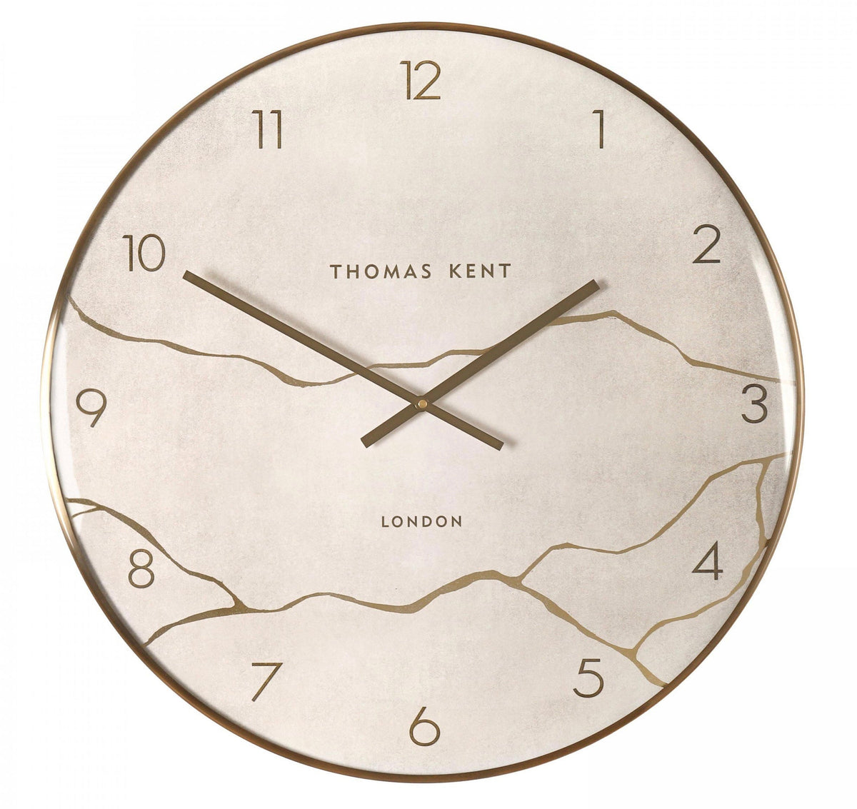 Oyster Wall Clock large Beige