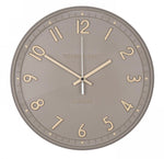 Tresco Round Wall Clock Beige
