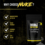 L-Arginine 1500mg High Strength Pre Workout Nitric Oxide Pump Capsules