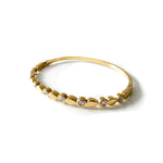 Mira Luxe 18k Gold Plated Crystal Bangle