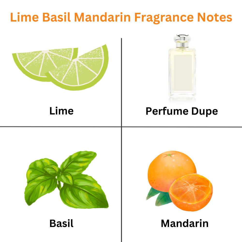 Lime, Basil Mandarin Wax Melts Inspired by JM - ScentiMelti  Lime, Basil Mandarin Wax Melts Inspired by JM