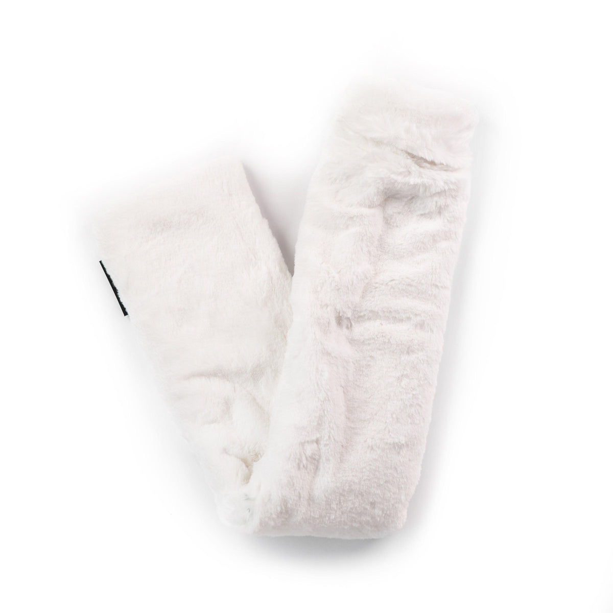 Long Silky Soft White Faux Fur Hot Water Bottle