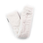 Long Silky Soft White Faux Fur Hot Water Bottle