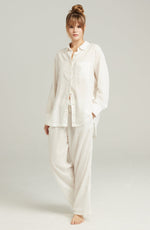 Nudea The Midi Shirt Organic Cotton White Pyjama Shirt