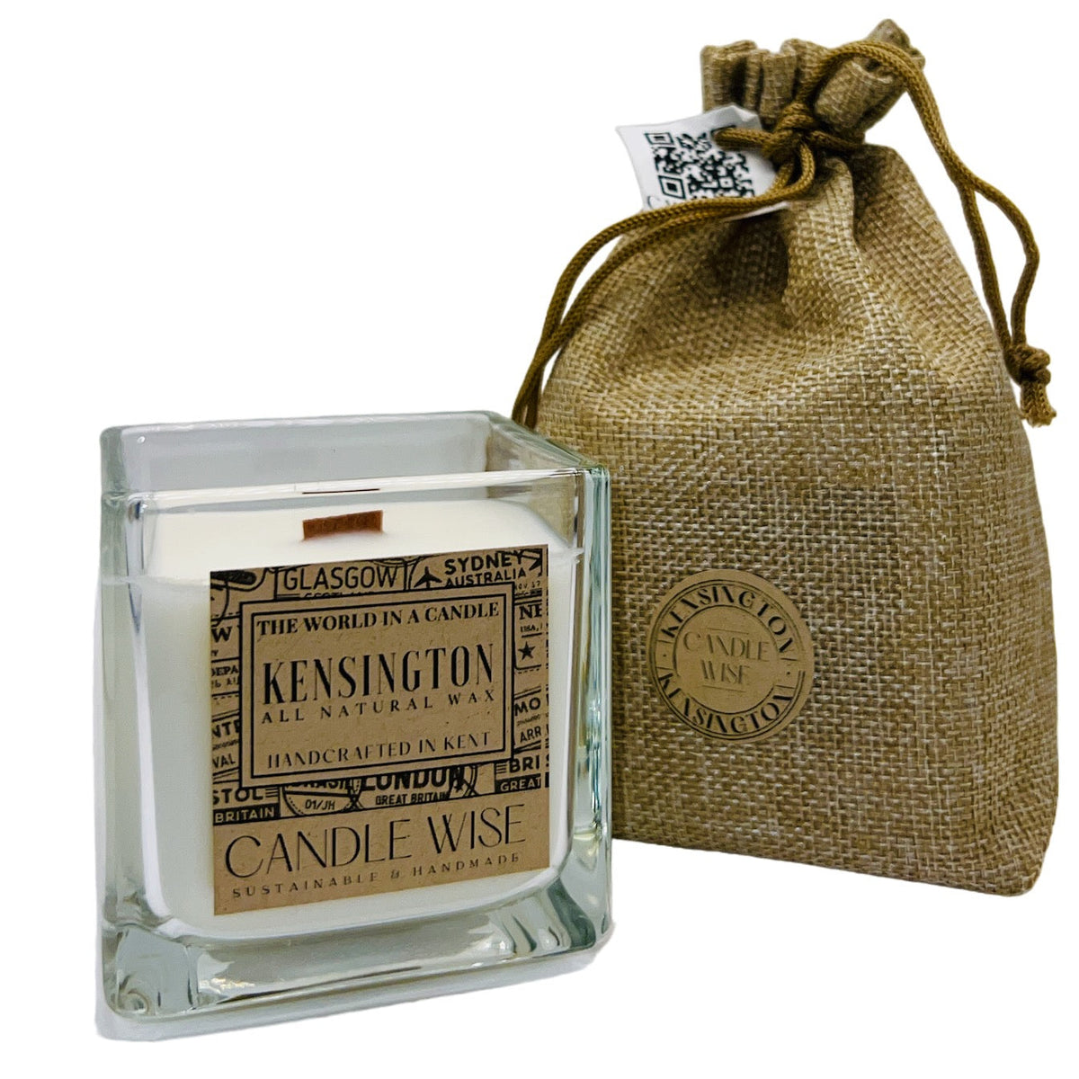 Candle Wise Kensington Large Scented Candle | Reviving and Refined