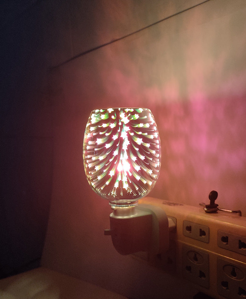 3D Glass Aromatherapy Wax Melting Lamp Small Lamp - ScentiMelti Wax Melts