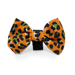 Burnt Orange Leopard Design Dog Harness