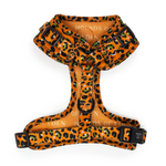 Burnt Orange Leopard Design Dog Harness