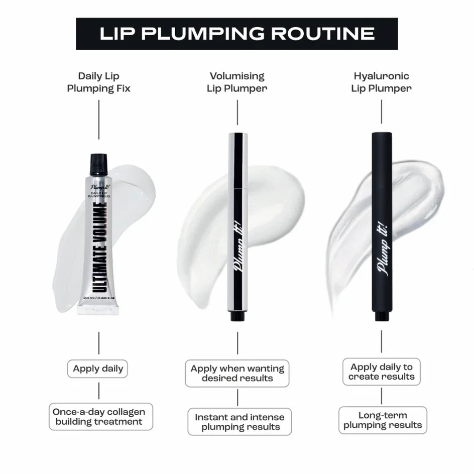 Plump It! Volumising Lip Oil Transparent 3 ml